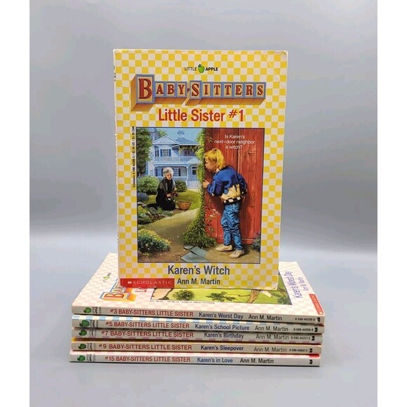 Other - Baby Sitters Club Little Sister Ann M. Martin Lot Of 6 Paperback Books 1980s 90s
